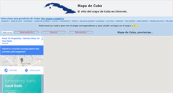 Desktop Screenshot of mapa-cuba.com
